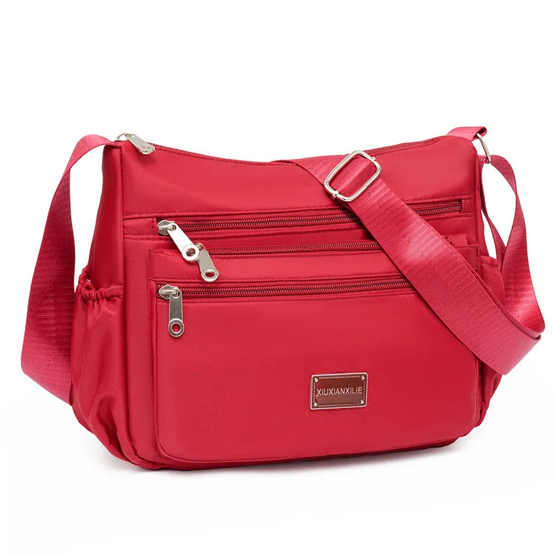 Women's Mother Oxford Cloth Large Capacity Multilayer Shoulder Bags
