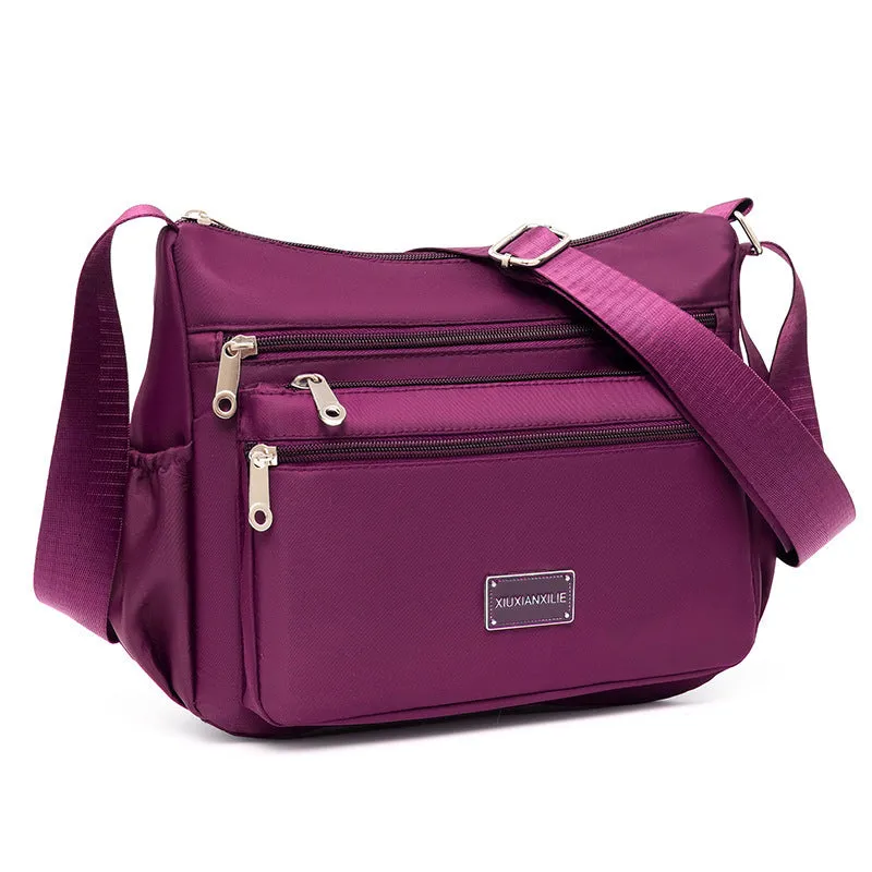 Women's Mother Oxford Cloth Large Capacity Multilayer Shoulder Bags