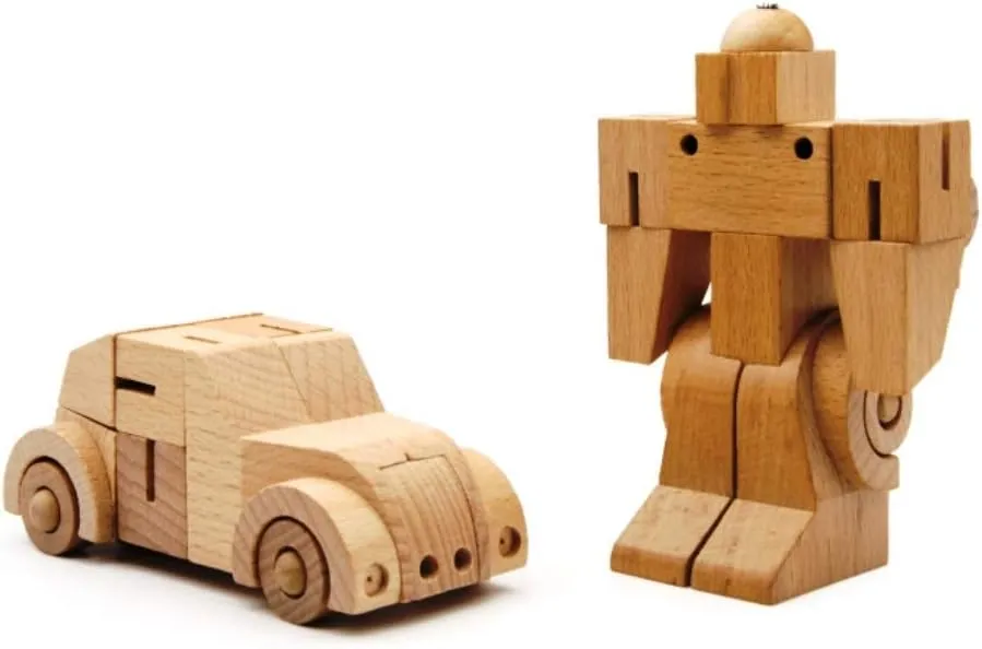 WooBot - Wooden Robot Transforms into a Beetle