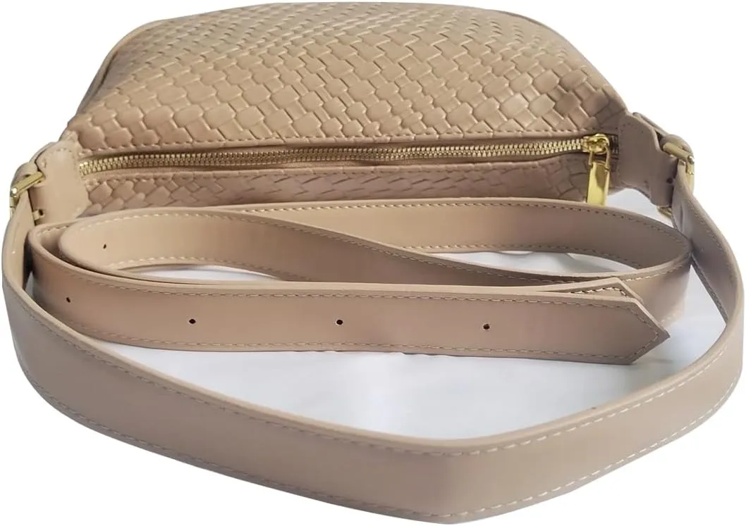 Woven Crossbody Bags for Women Hobo Purses for Women，black shoulder bag with Adjustable Strap