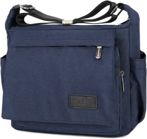 Wxnow Multi Pocket Shoulder Bag Crossbody Bag for Women Travel Purse Work Bag