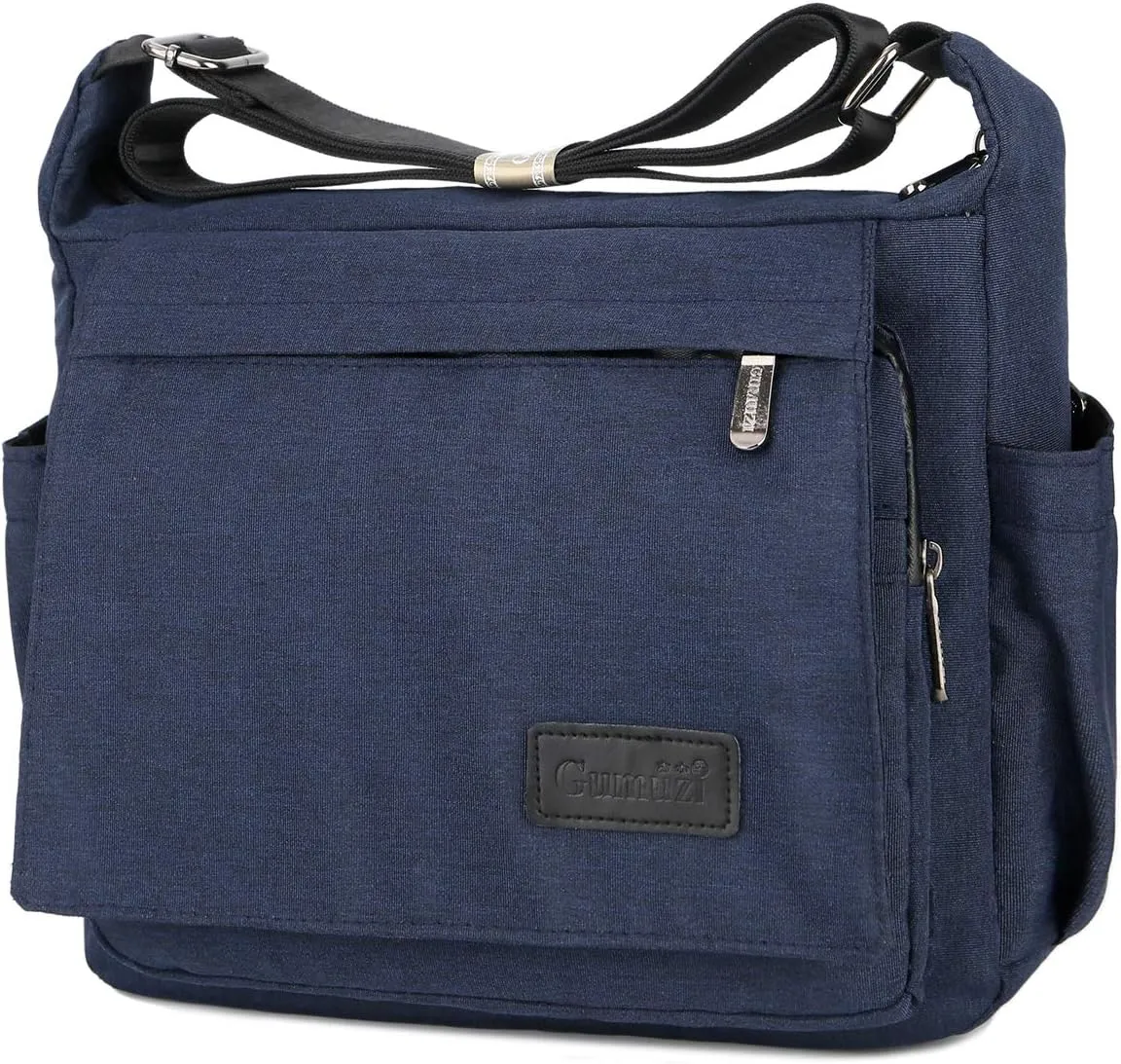 Wxnow Multi Pocket Shoulder Bag Crossbody Bag for Women Travel Purse Work Bag