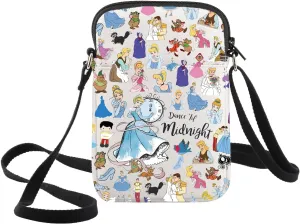 WZMPA Magical Princess Crossbody Bag Cartoon Rat Fans Gifts Dance Until Midnight Scullery Maid Shoulder Bag Fairy Tales Merch