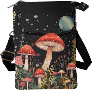 Xpyiqun Canvas Cross-body Bags for Women Small Cellphone Purse Shoulder Handbag