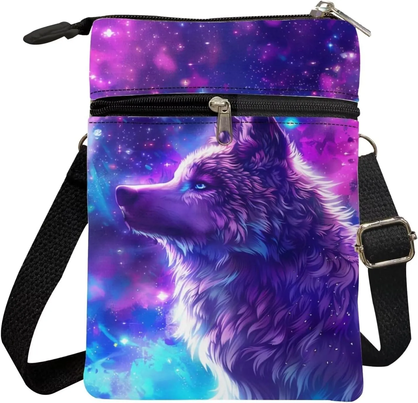 Xpyiqun Canvas Cross-body Bags for Women Small Cellphone Purse Shoulder Handbag