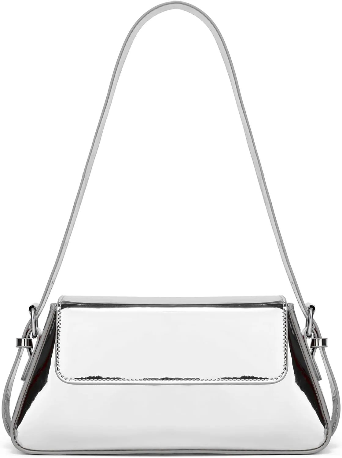 Y2K Women's Silver Evening Hobo Tote Handbag Satchel Clutch Crossbody Bags 2024