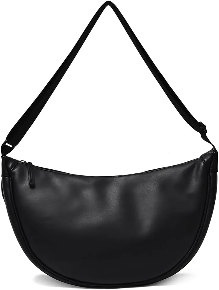 YFGBCX Crescent Bag Crossbody Purses for Women Hobo Bag Crossbody Sling Bag Faux Leather Shoulder Crescent Purse