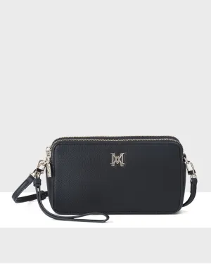 Zoe Slim Double Zip Camera Bag With Detachable Wrist Strap