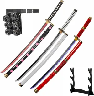 Zoro Sword,Bamboo Roronoa Zoro Cosplay Sword/enma,Original Textures for Anime,Suitable for Cosplay, Decoration, Collection.