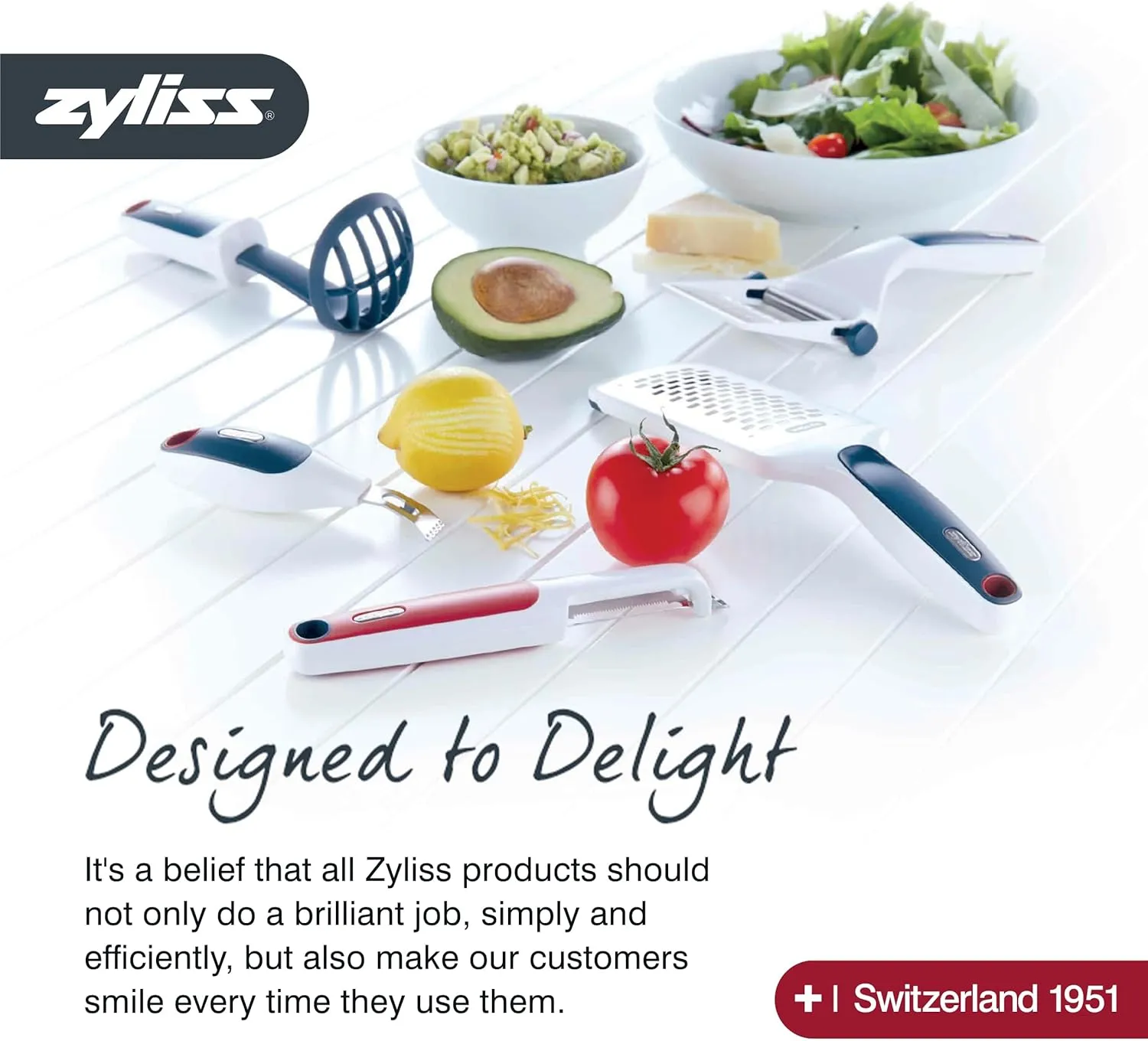 Zyliss Lock N' Lift Can Opener with Lid Lifter Magnet - Manual Can Opener with Locking Mechanism - Magnetic Can Opener - Easy-to-Turn Can Opener - White/Gray